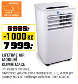 OBI Lifetime air mobilní klimatizace nabídka