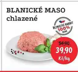 RABBIT řeznictví BLANICKÉ MASO chlazené 1kg nabídka