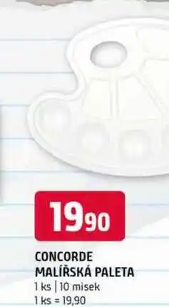 Terno CONCORDE MALÍŘSKÁ PALETA 1 ks 10 misek nabídka