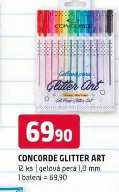 Terno CONCORDE GLITTER ART 12 ks gelová pera 1,0 mm nabídka