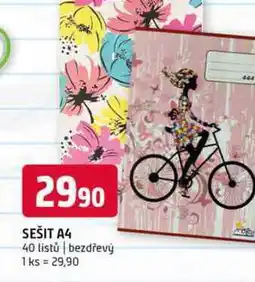 Terno SEŠIT A4 40 listů bezdřevý 1ks nabídka