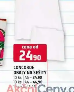 Terno CONCORDE OBALY NA SEŠITY 10 ks A5 nabídka