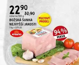Terno Božská šunka nejvyšší jakosti 100g nabídka