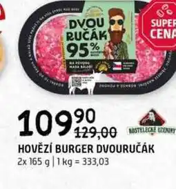 Terno HOVĚZÍ BURGER DVOURUČÁK 2x 165 g nabídka