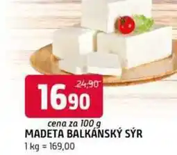 Terno Madeta Balkánský sýr 100g, vybrané druhy nabídka