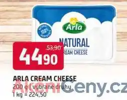 Terno ARLA CREAM CHEESE 200 g vybrané druhy nabídka