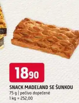 Terno SNACK MADELAND SE ŠUNKOU 75 g pečivo dopečené nabídka