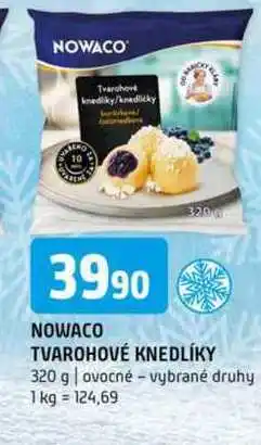 Terno NOWACO TVAROHOVÉ KNEDLÍKY 320 g ovocné vybrané druhy nabídka