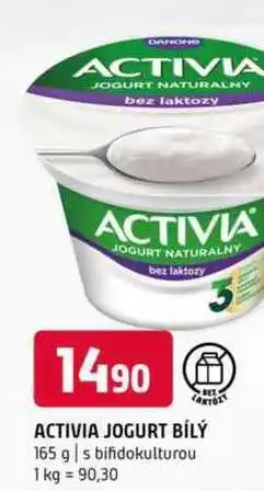 Terno ACTIVIA JOGURT BÍLÝ 165 g s bifidokulturou nabídka