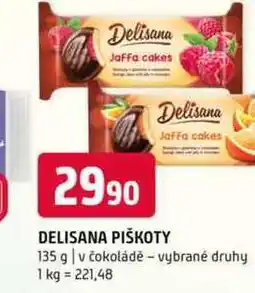 Terno DELISANA PIŠKOTY 135 g v čokoládě vybrané druhy nabídka