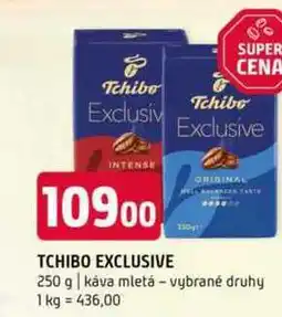 Terno TCHIBO EXCLUSIVE 250 g káva mletá vybrané druhy nabídka