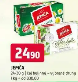 Terno JEMČA Vyber bylin 24-30 g čaj bylinný vybrané druhy nabídka