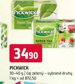Terno PICKWICK 30-40 g čaj zelený vybrané druhy nabídka