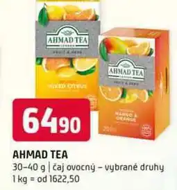 Terno AHMAD TEA 30-40 g čaj ovocný vybrané druhy nabídka
