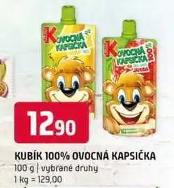 Terno KUBÍK 100% OVOCNÁ KAPSIČKA 100 g vybrané druhy nabídka