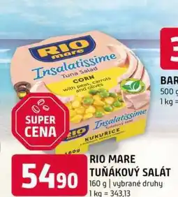 Terno RIO MARE TUNAKOVÝ SALÁT 160 g vybrané druhy nabídka