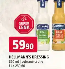 Terno HELLMANN'S DRESSING 250 ml vybrané druhy nabídka