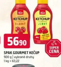 Terno SPAK GOURMET KEČUP 900 g vybrané druhy nabídka