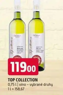 Terno TOP COLLECTION 0,75l vino vybrané druhy nabídka