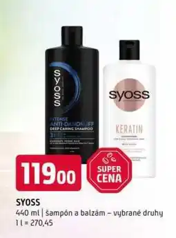 Terno SYOSS 440 ml šampón a balzām vybrané druhy nabídka