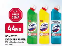 Terno DOMESTOS EXTENDED POWER 750 ml vybrané druhy nabídka