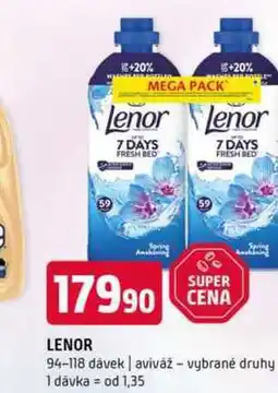 Terno LENOR 94-118 dávek aviváž vybrané druhy nabídka