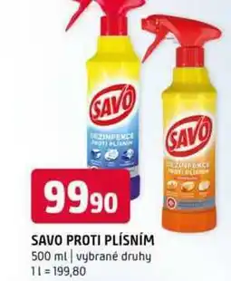 Terno SAVO PROTI PLÍSNÍM 500 ml vybrané druhy nabídka