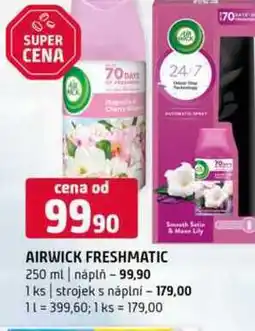 Terno AIRWICK FRESHMATIC 250 ml náplň nabídka