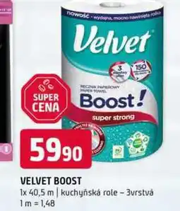 Terno VELVET BOOST 1x 40,5 m kuchyňská role 3vrstvá nabídka
