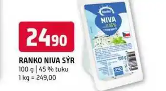 Terno RANKO NIVA SÝR 100 g 45% tuku nabídka