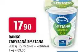 Terno RANKO ZAKYSANÁ SMETANA 200 g 15 % tuku krémová nabídka