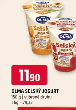 Terno OLMA SELSKÝ JOGURT 150 g vybrané druhy nabídka