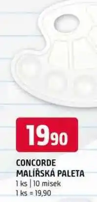 Terno CONCORDE MALÍŘSKÁ PALETA 1 ks 10 misek nabídka