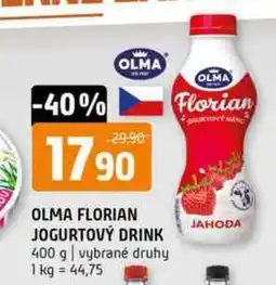 Terno OLMA FLORIAN JOGURTOVÝ DRINK 400 g vybrané druhy nabídka