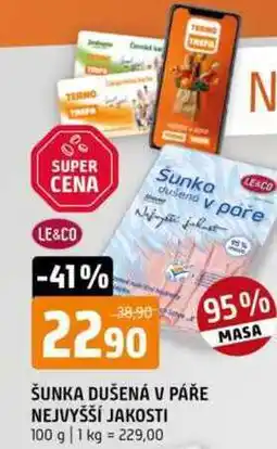 Terno ŠUNKA DUŠENÁ V PÁŘE NEJVYŠŠÍ JAKOSTI 100 g nabídka