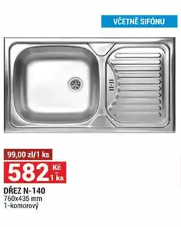 Merkury Market Dřez n-140 nabídka