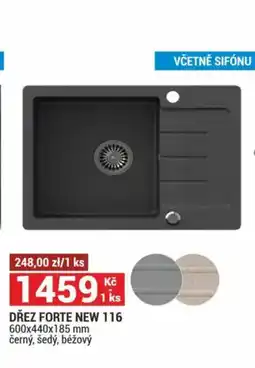 Merkury Market Dřez forte new 116 nabídka