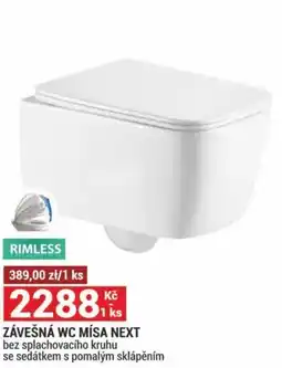 Merkury Market Závešná wc mísa next nabídka