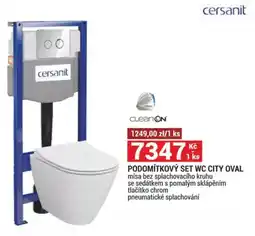 Merkury Market Podomítkový set wc city oval nabídka
