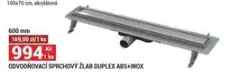 Merkury Market Odvodňovací sprchový žlab duplex abs+inox nabídka