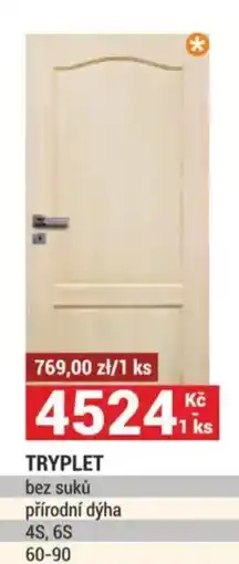 Merkury Market Tryplet bez suků přírodní dýha nabídka