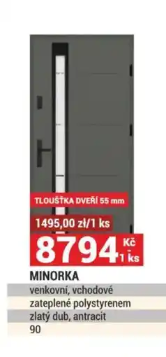 Merkury Market Minorka venkovní, vchodové zateplené polystyrenem nabídka