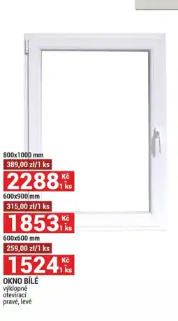 Merkury Market Okno bílé výklopné otevírací pravé, levé nabídka