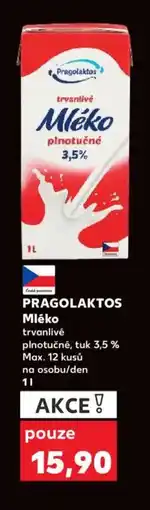 Kaufland PRAGOLAKTOS Mléko nabídka
