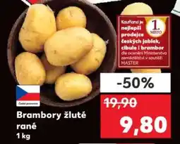 Kaufland Brambory žluté rané nabídka