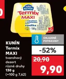 Kaufland KUNIN Termix maxi nabídka