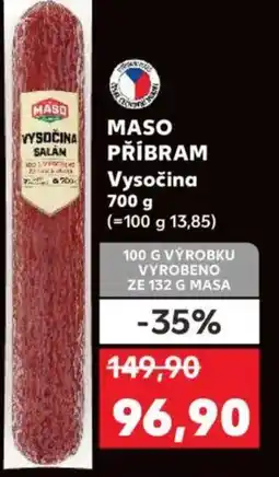 Kaufland MASO PŘÍBRAM Vysočina nabídka