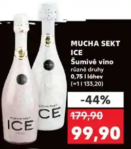 Kaufland MUCHA SEKT ICE Šumivé víno nabídka
