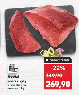 Kaufland Hovězí zadní z kýty nabídka