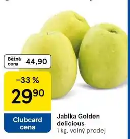 Tesco Jablka Golden Delicious nabídka